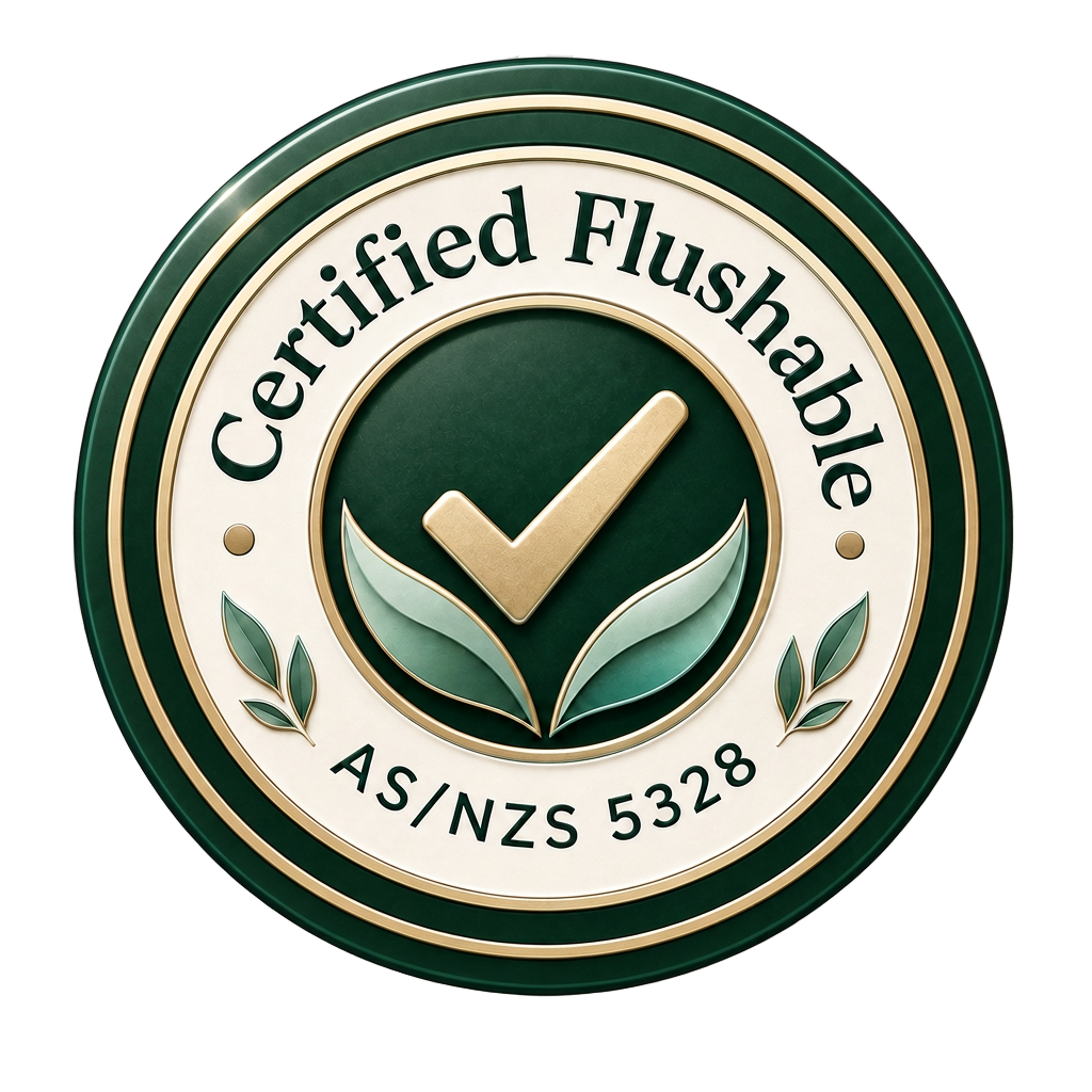 Certified flushable to AS/NZS 5328