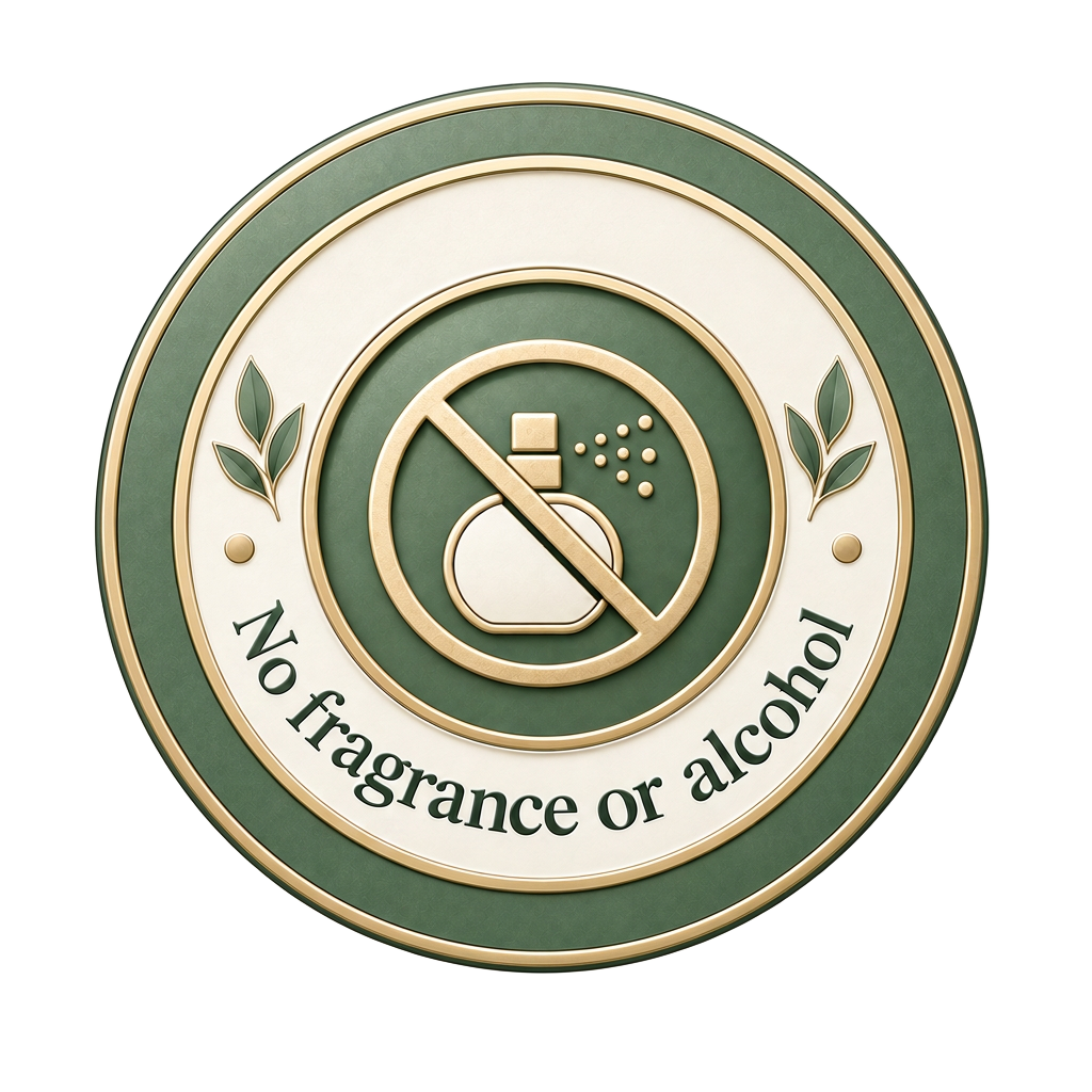 No fragrance or alcohol